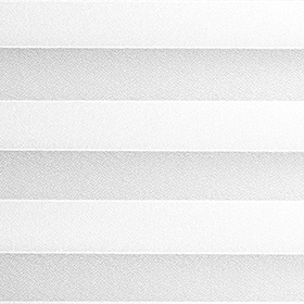 Шторы плиссе на наклонные окна из ткани КЛАССИК ПЕРЛА 0225 БЕЛЫЙ, 240 СМ