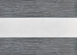 Рулонные шторы Зебра спец. модели LVT из ткани ЗЕБРА ЛОТОС 1881 Т. СЕРЫЙ, 280 СМ