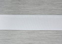 Рулонные шторы UNI1-Зебра для ткани ЗЕБРА ТОП 1608 СВ. СЕРЫЙ, 280 СМ